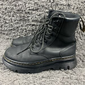Dr. Martens boots Tarik  Smooth Leather Lace Up Combat  Black Womens 9 Mens 8